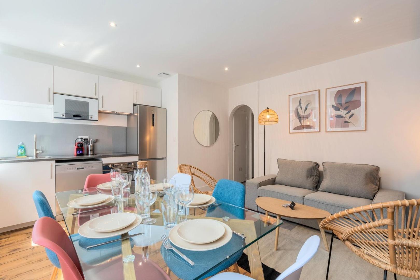Bright 3-Bedroom 2-Bathroom Flat Lille Extérieur photo
