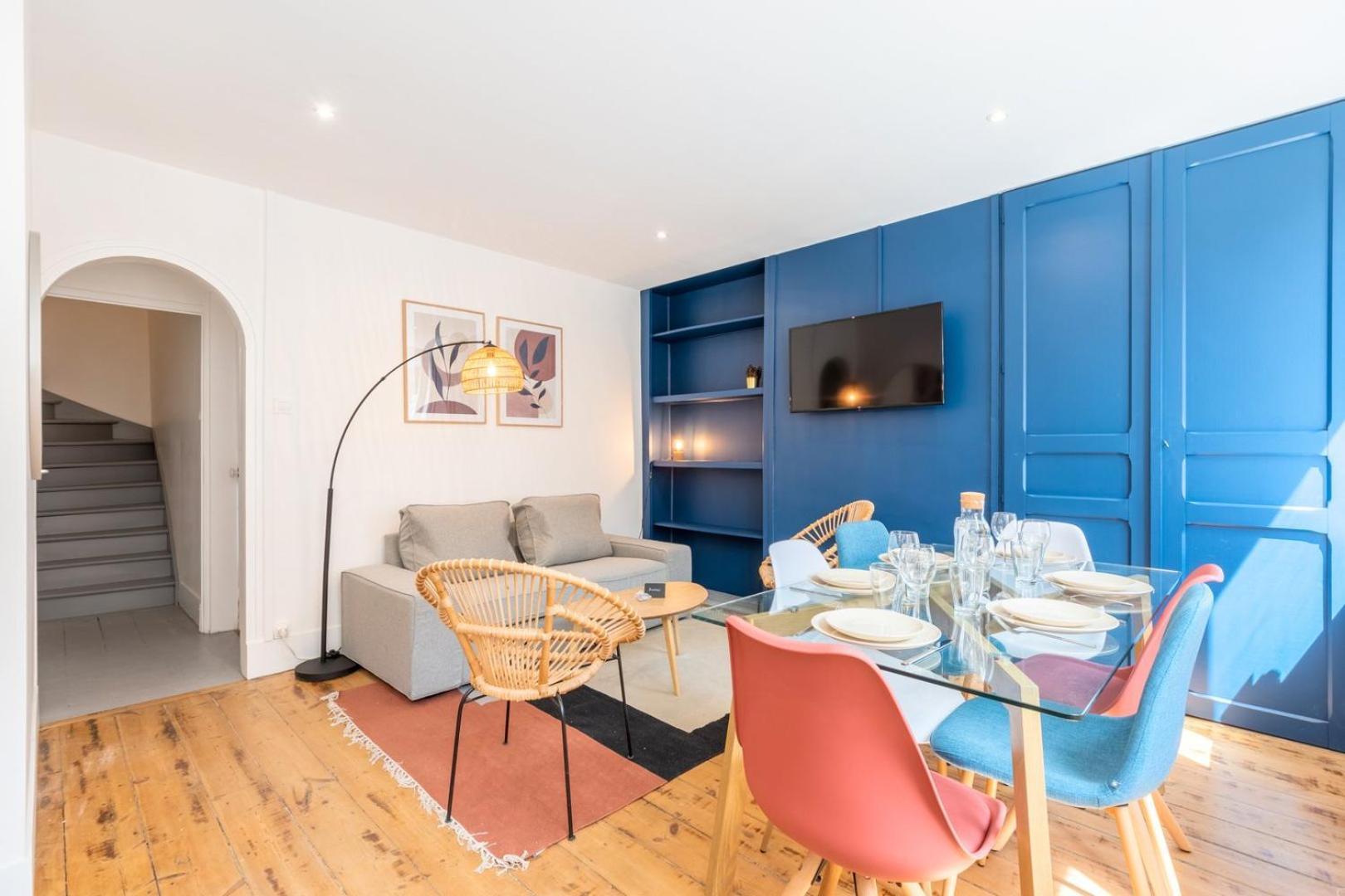 Bright 3-Bedroom 2-Bathroom Flat Lille Extérieur photo