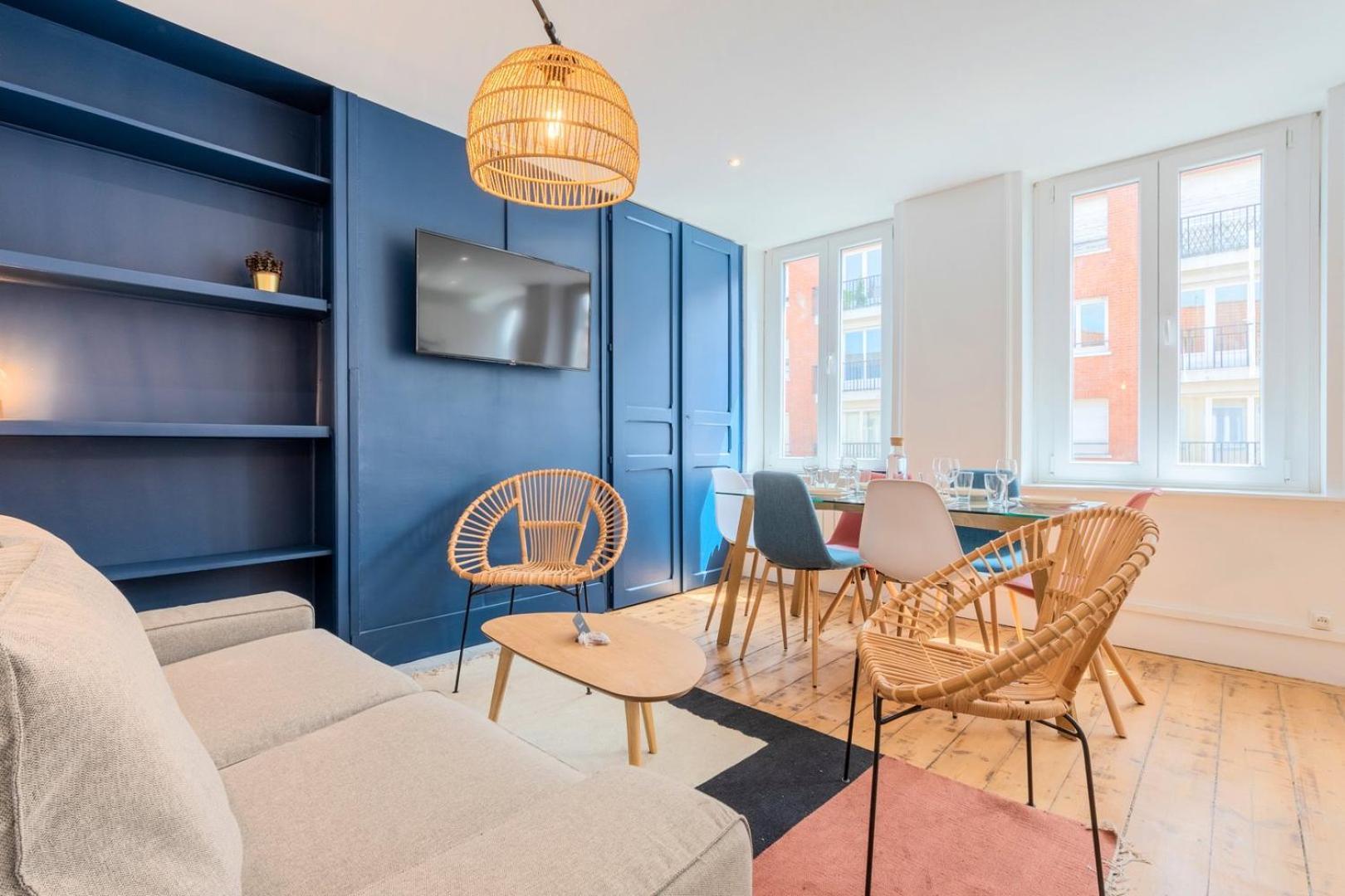 Bright 3-Bedroom 2-Bathroom Flat Lille Extérieur photo